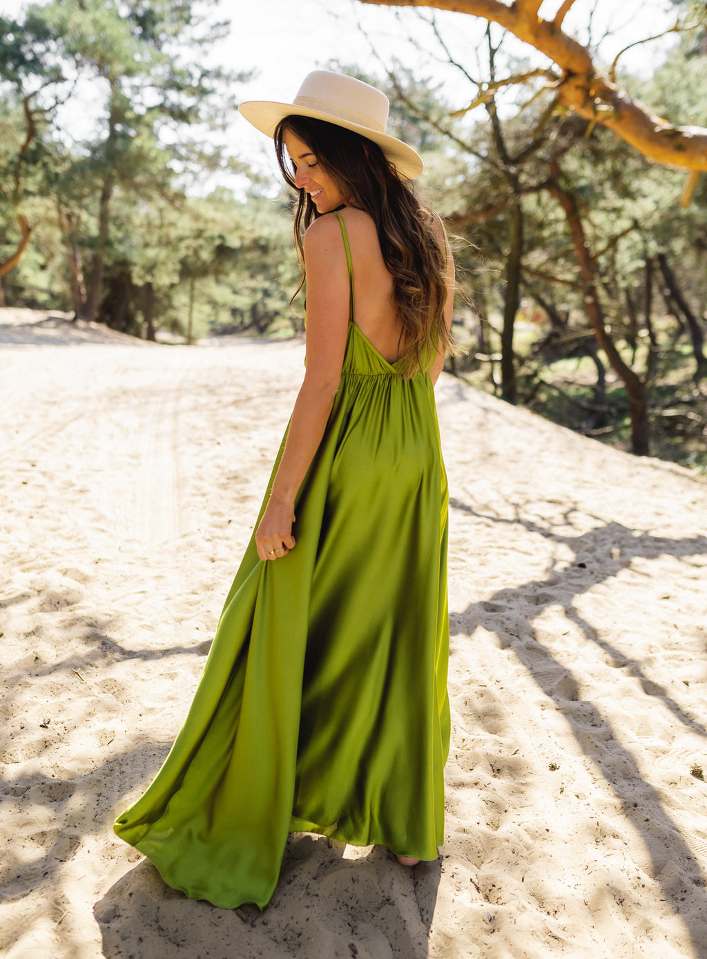 Dress long Bali - green