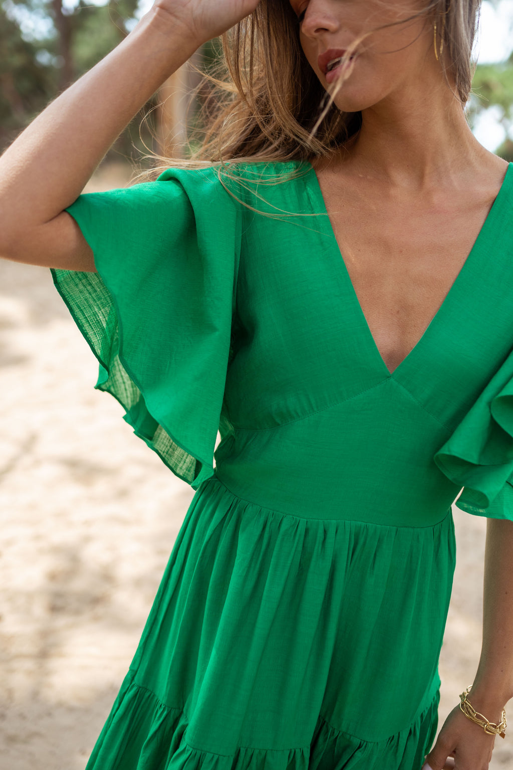 Tilda dress - green