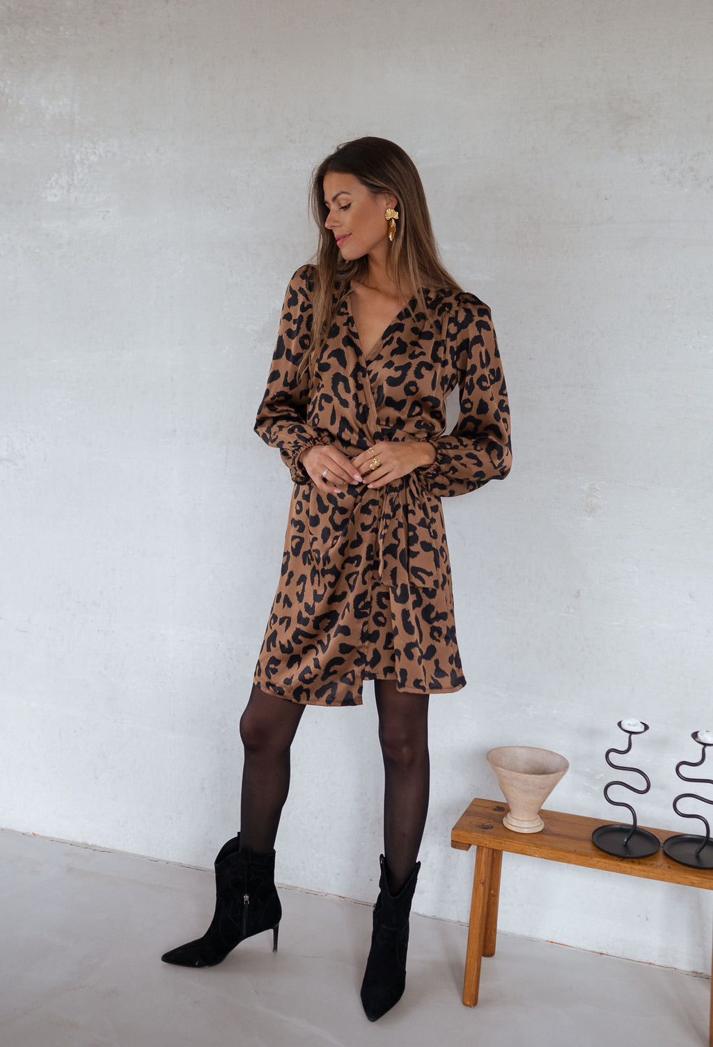 Verona Creation dress - leopard