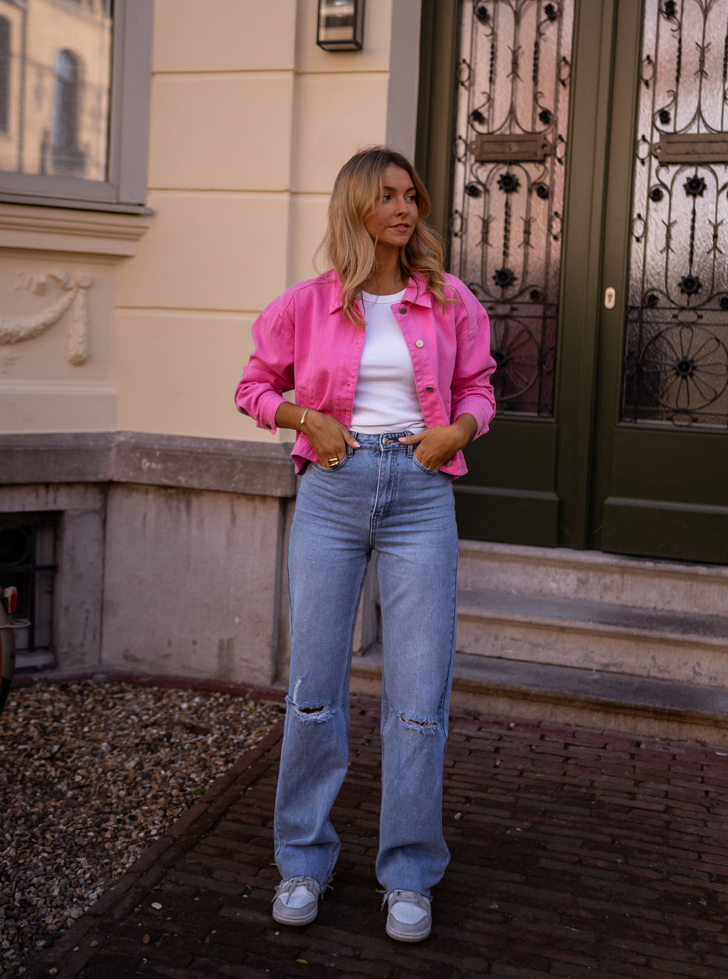 Veste Lorenza - rose en jeans