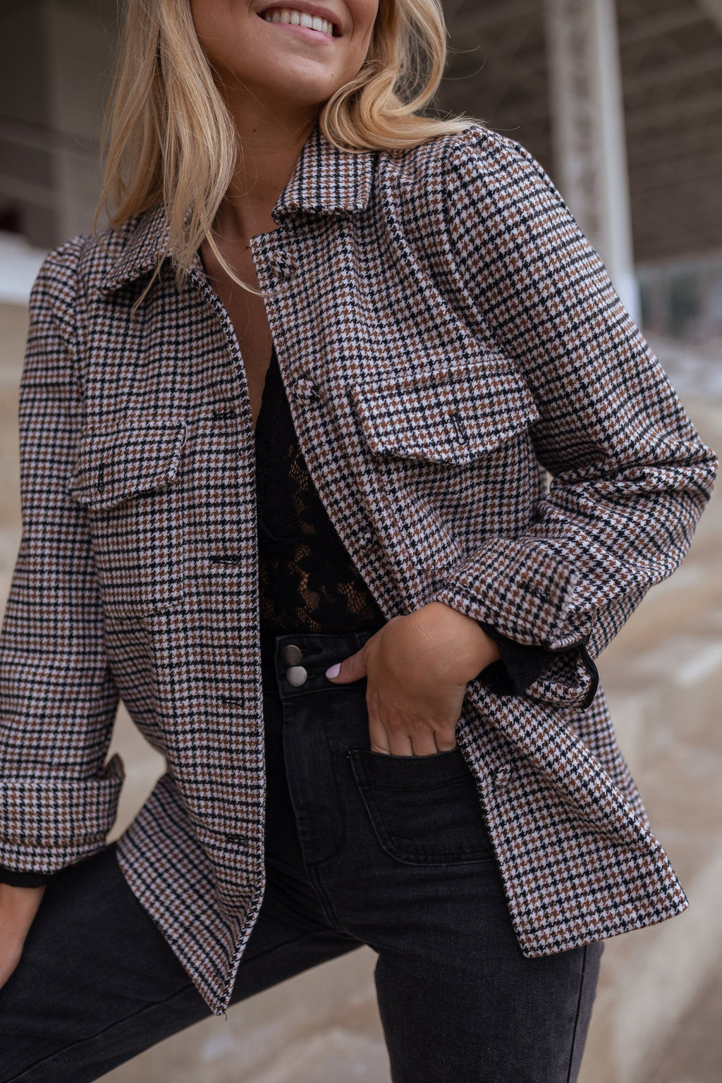 Melindy jacket - Checkered